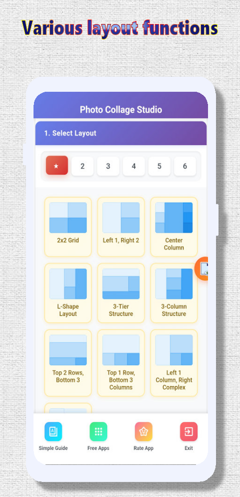 Simple Collage Layout screenshot 2