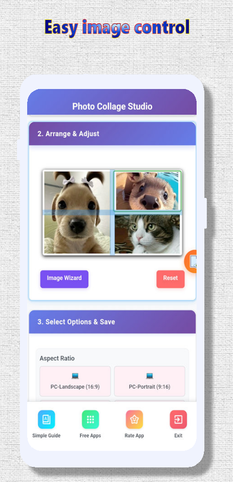 Simple Collage Layout screenshot 3