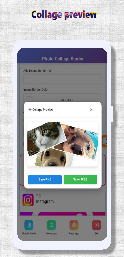 Simple Collage Layout screenshot 8